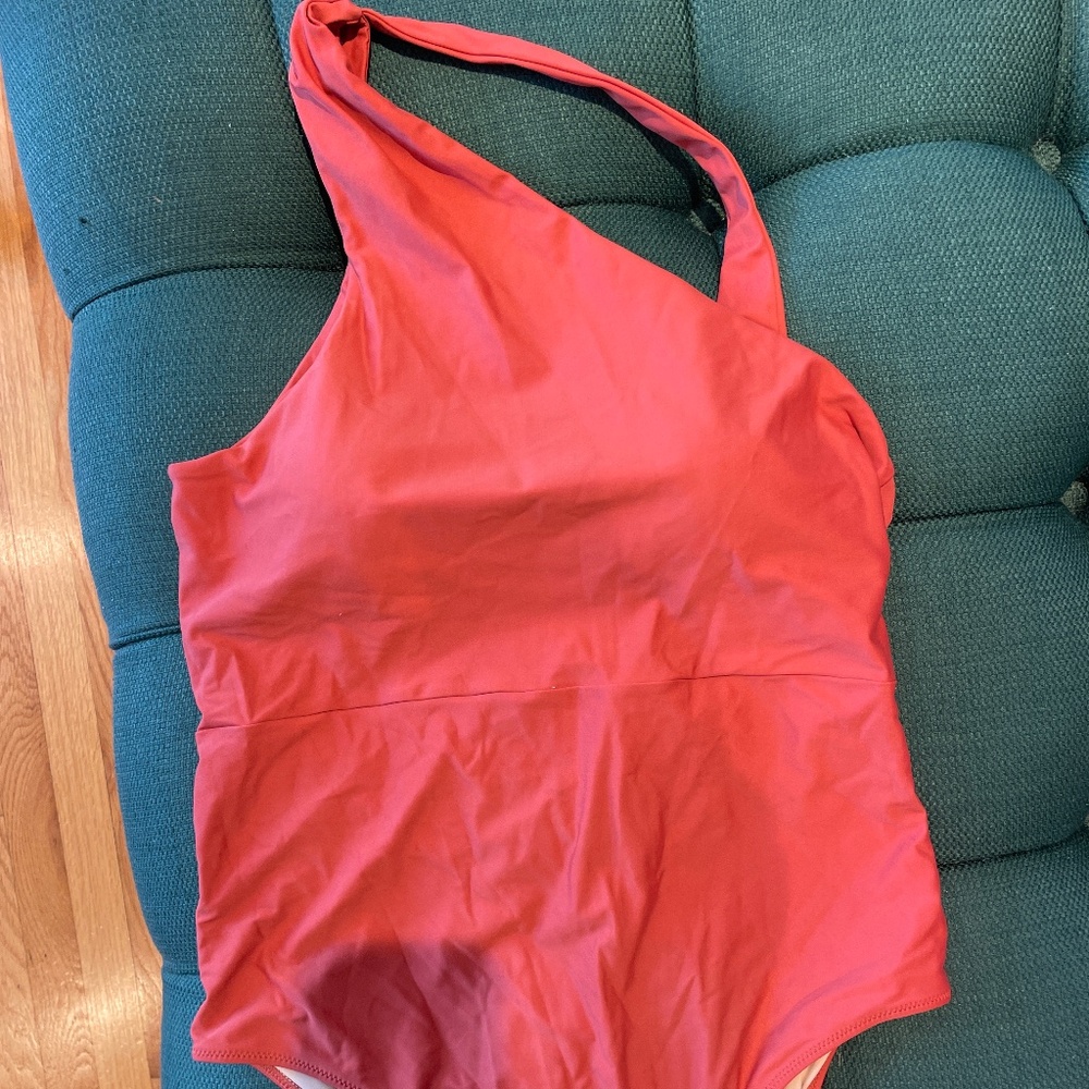 One piece halter swimsuit